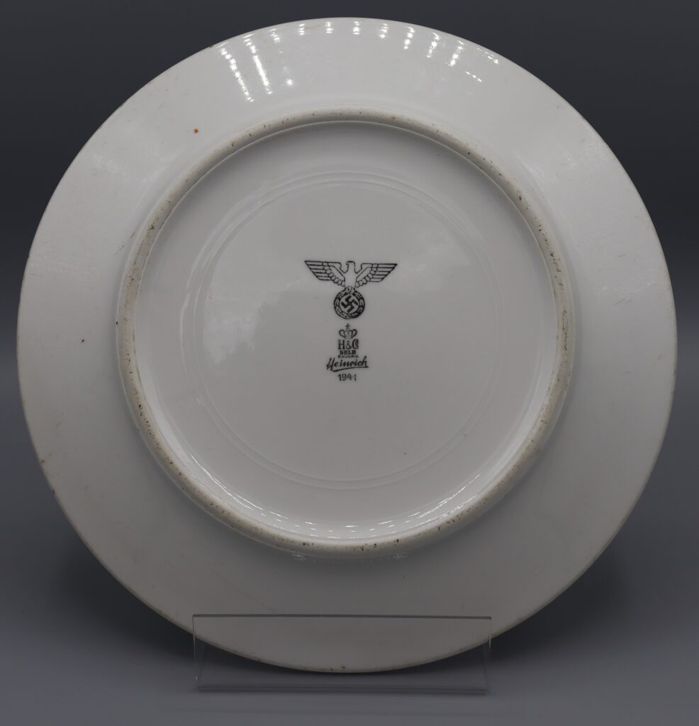 China plate with Nazi Eagle