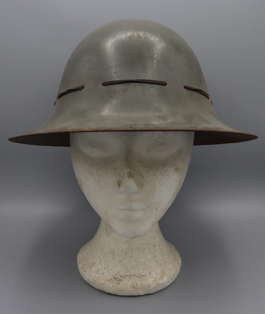 Green Steel Helmet