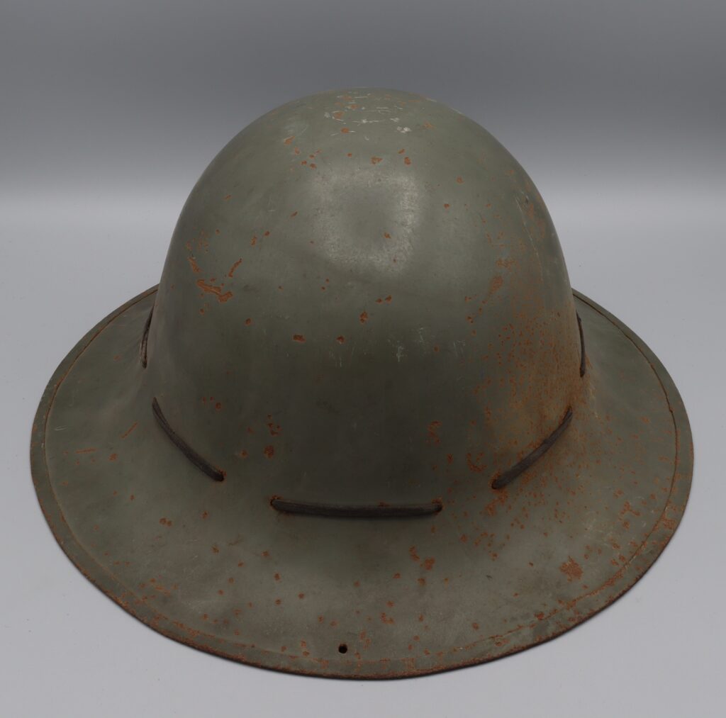 Green Steel Helmet