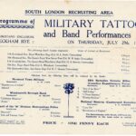 Military tatoo pamphlet