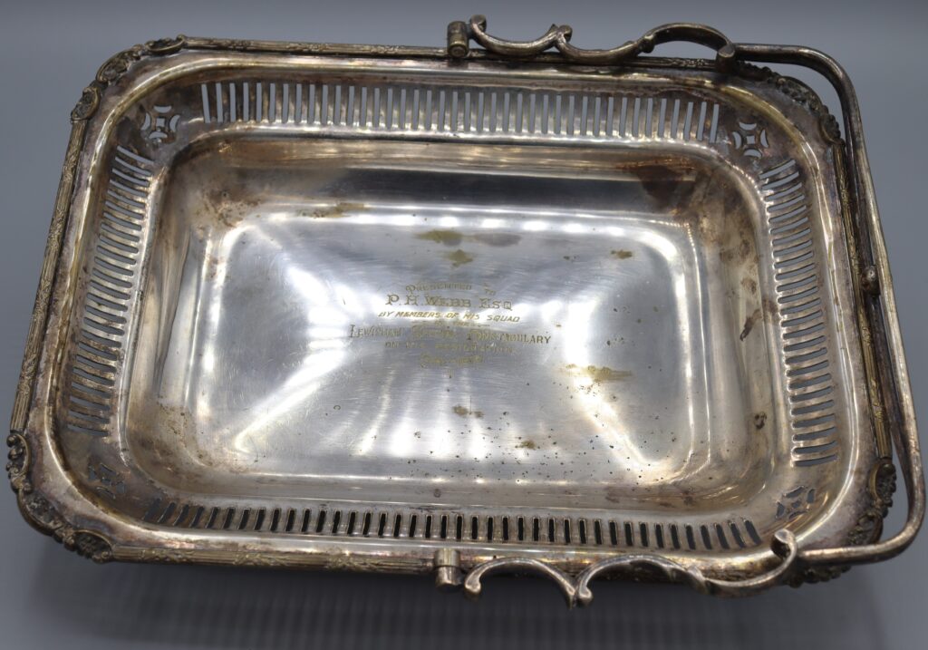 Silver tray