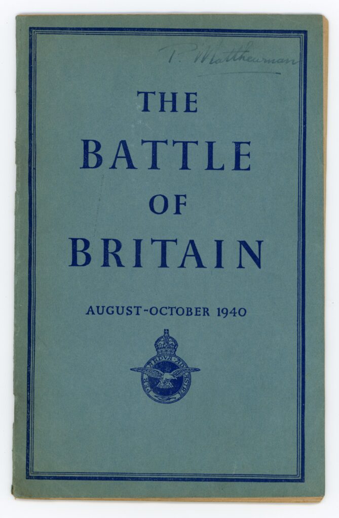 Battle of Britain Booklet