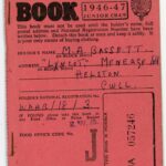 Clothing Ration Book