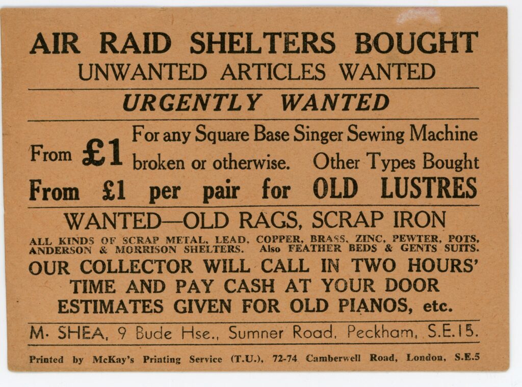 Advertising Card