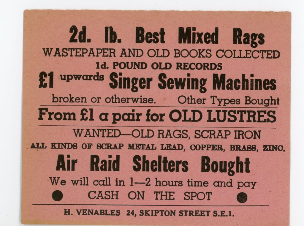 Advertising Card