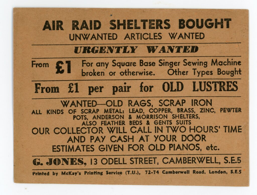 Advertising Card