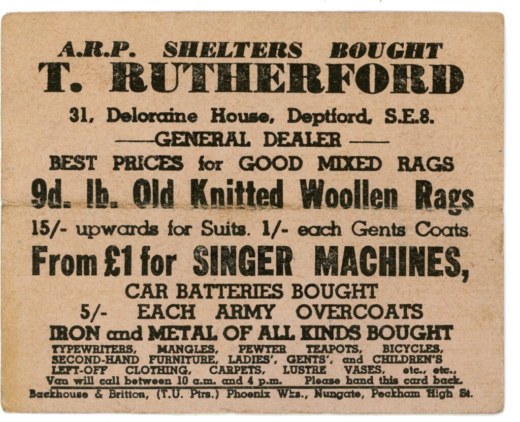 Advertising Card