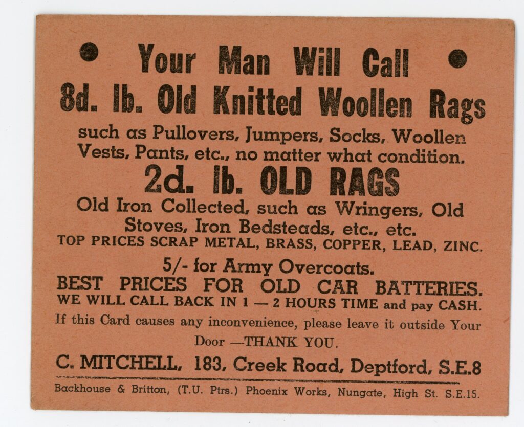 Advertising Card