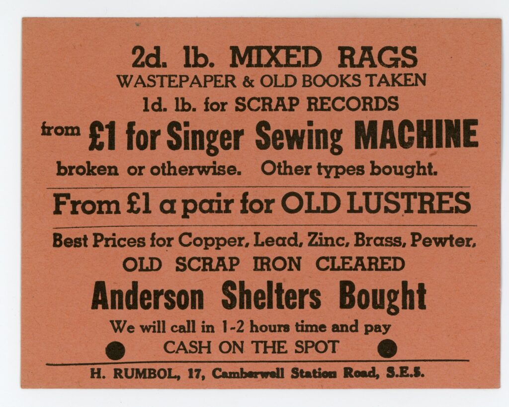 Advertising Card