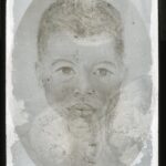 Drawn portrait of a local child