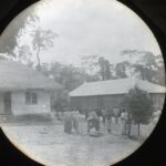 View from a house's veranda of adjacent houses