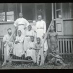 A 'household group' of locals and missionaries