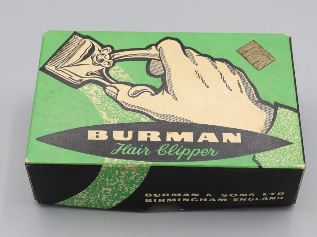 Full view of box for hairclippers