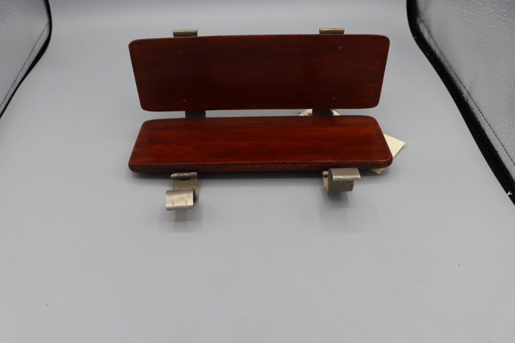 Wooden tie press by Watts 