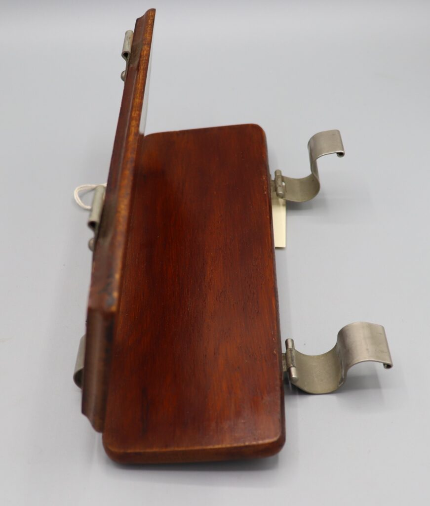 Wooden tie press by Watts