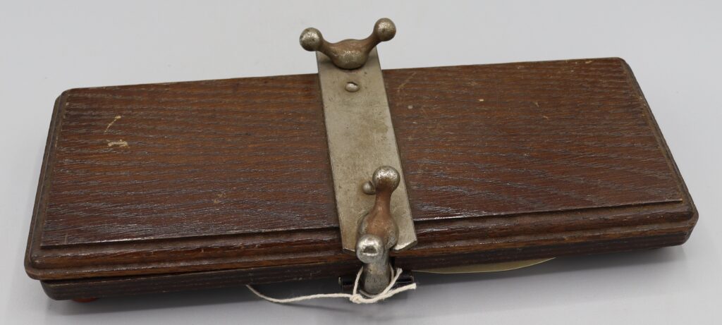 Wooden tie press, unbranded