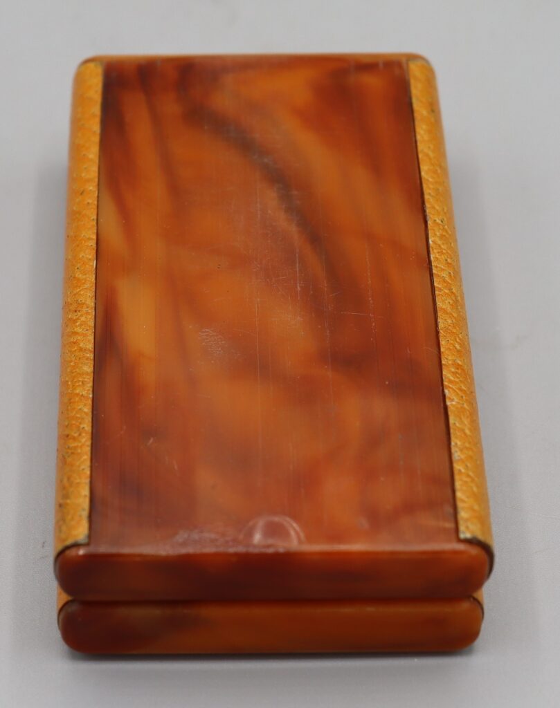 Underside view of box