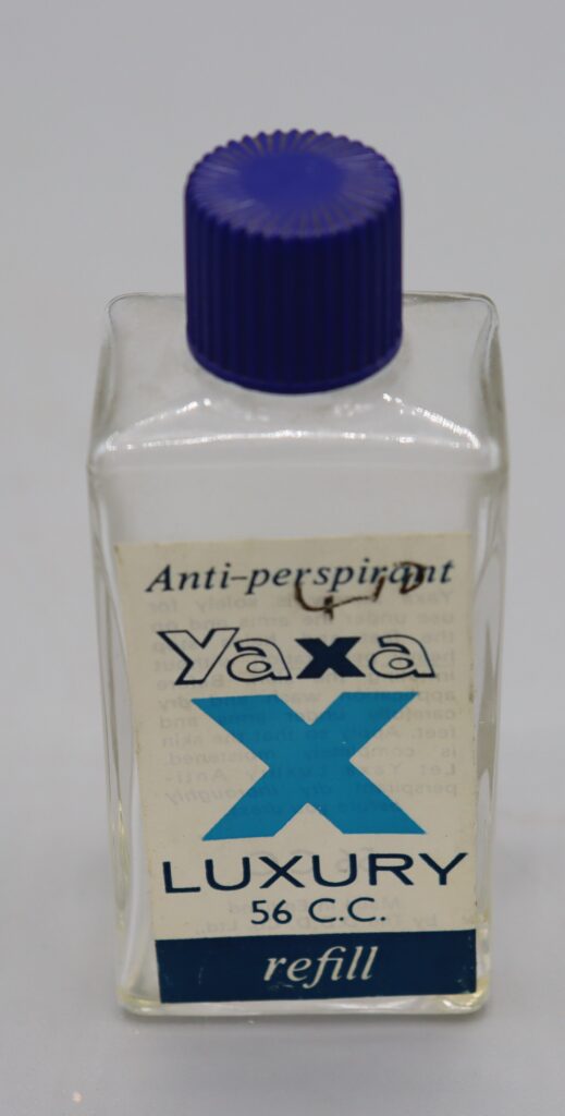a plastic bottle with Yaxa X on it