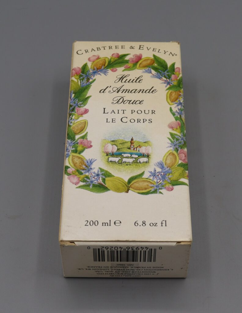 box for a plastic body lotion bottle