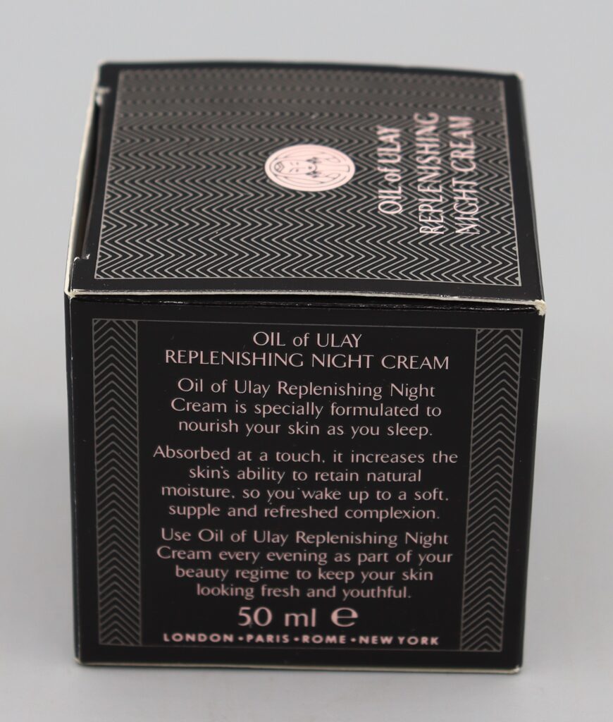 box for Oil of Ulay night cream