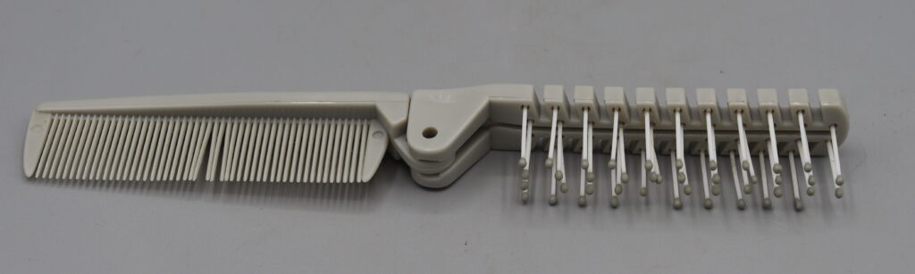 plastic hair brush