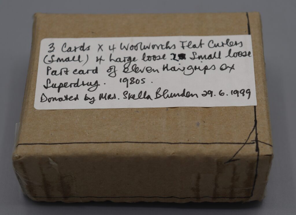 flat curlers and hairgrips