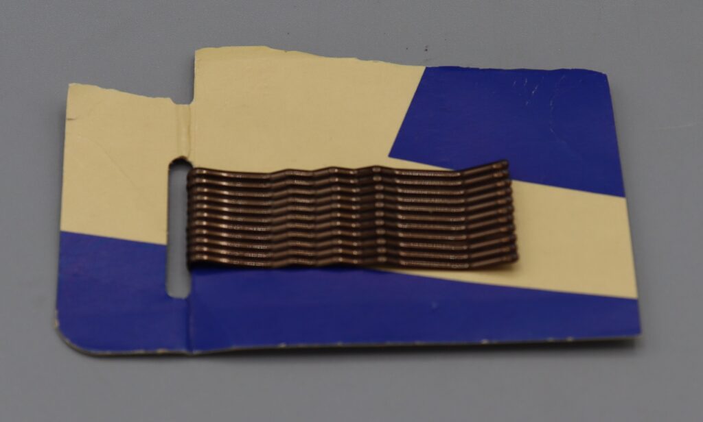 flat curlers and hairgrips